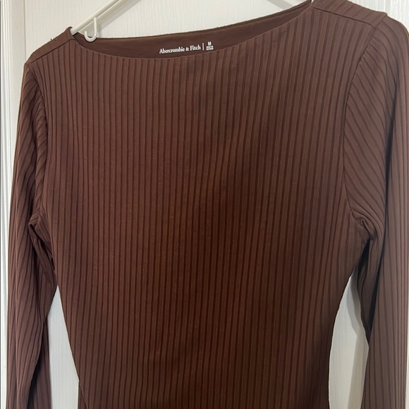 Abercrombie & Fitch Boatneck Ribbed Bodysuit - Picture 3 of 5